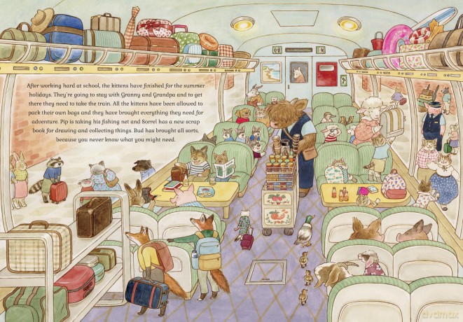 Cat Family Four Seasons: A Lift-the-Flap Book (with over 140 flaps) (The Cat Family) - Lucy Brownridge [KSIĄŻKA]