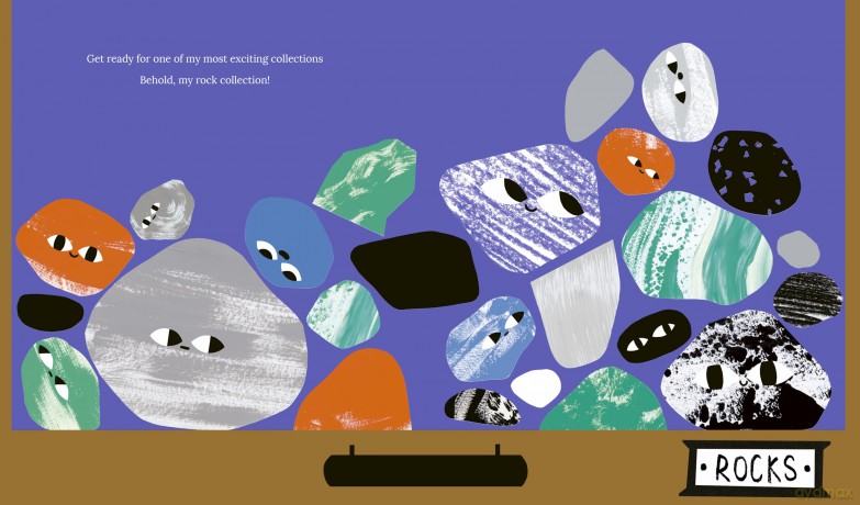 These Are My Rocks: A story about collecting - Bethan Woollvin [KSIĄŻKA]