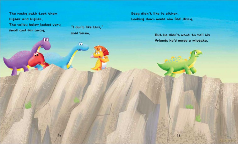 Rocky Ravine: A dinosaur story about anger - Damian Harvey [KSIĄŻKA]