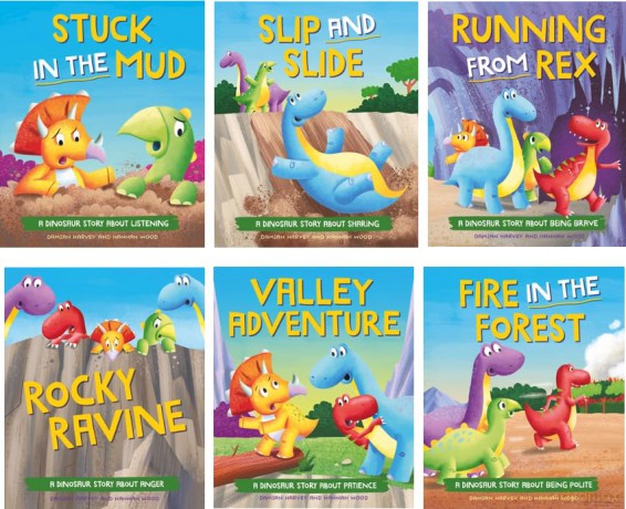 Valley Adventure: A Dinosaur Story about Patience - Damian Harvey [KSIĄŻKA]