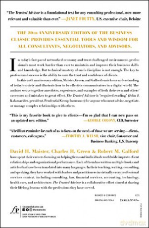The Trusted Advisor: 20th Anniversary Edition - Charles Green [KSIĄŻKA]