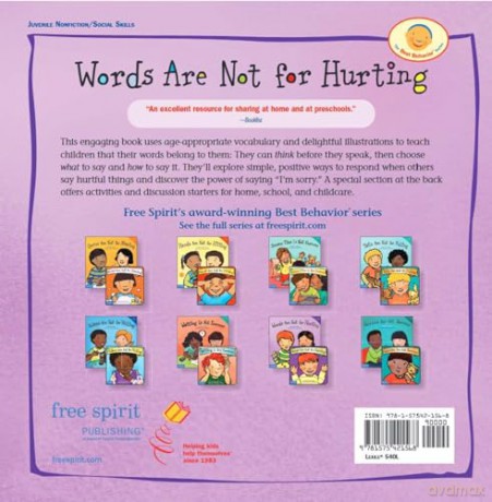 Words are Not for Hurting (Best Behavior(r) Paperback) - Elizabeth Verdick [KSIĄŻKA]