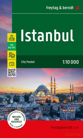 Istanbul City Map: 1:10,000 scale - Freytag and Berndt [KSIĄŻKA]