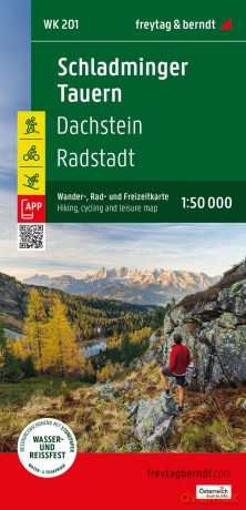Schladminger Tauern Hiking, Cycling and Leisure Map: Dachstein - Radstadt - Freytag and Berndt [KSIĄŻKA]