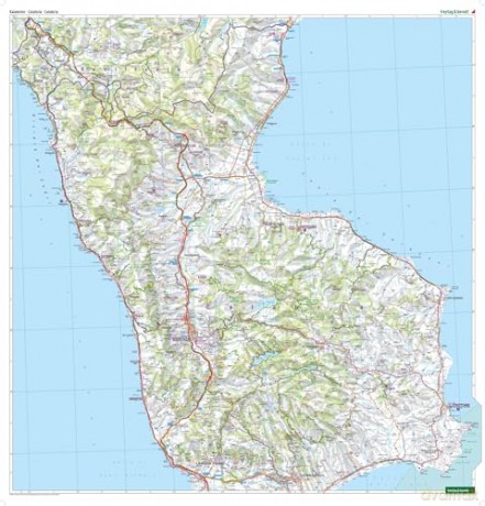 Calabrië - Reggio - Cosenza - Catanzaro: Reggio - Cosenza - Catanzaro, mit Infos, Top Tips, Innenstadtplan - Freytag-Berndt [KSIĄŻKA]
