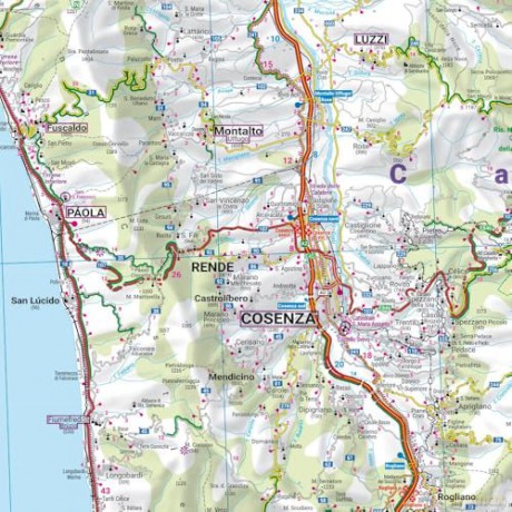Calabrië - Reggio - Cosenza - Catanzaro: Reggio - Cosenza - Catanzaro, mit Infos, Top Tips, Innenstadtplan - Freytag-Berndt [KSIĄŻKA]