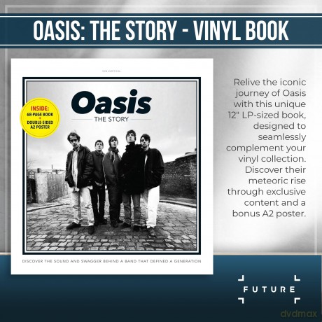 Oasis - The Story - 12" LP-Size Vinyl Book with A2 Poster - Discover the Definitive Band History - Gift for Music Fans: Discover the sound and swagger behind a band that defined a generation [KSIĄŻKA]