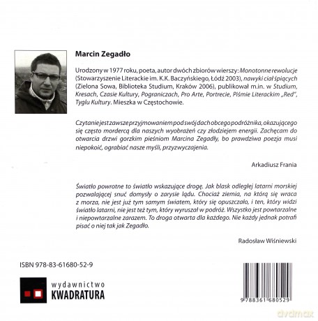 Światło powrotne - Marcin Zegadło [KSIĄŻKA]