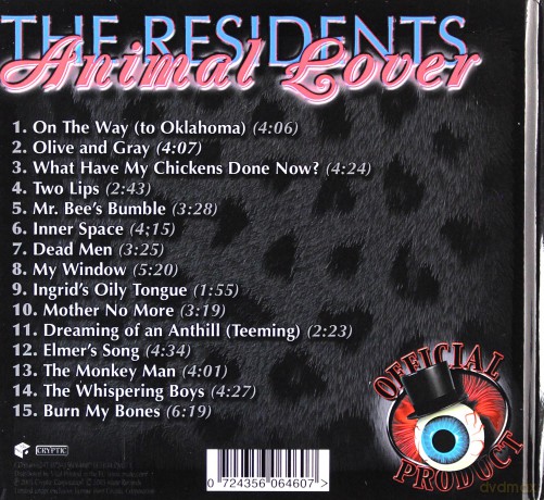 The Residents: Animal Lover (digipack) [2CD]