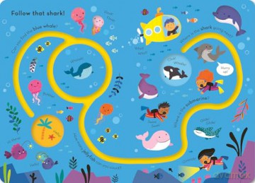 Follow that Shark! (Trace the Trails) - Georgie Taylor [KSIĄŻKA]