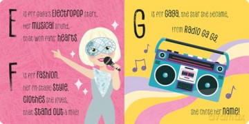 Lullaby Legends: ABC of Lady Gaga: A Rhyming Lullaby - Susie Linn [KSIĄŻKA]