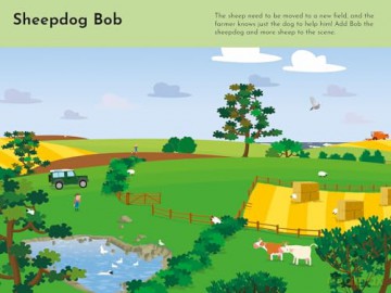 Stickerverse - My First Sticker Book Farm - Oakley Graham [KSIĄŻKA]