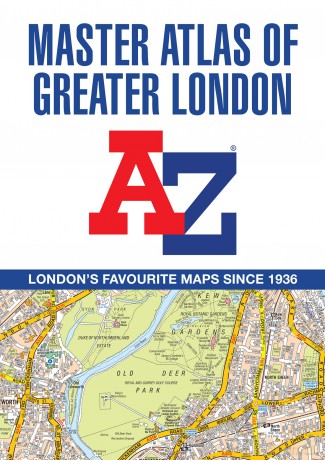 A -Z Master Atlas of Greater London: Detailed and accurate iconic street map of London - A-Z Maps [KSIĄŻKA]