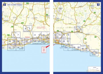 Brighton and Worthing A-Z Street Atlas: Accurate street map for easy navigation - A-Z Maps [KSIĄŻKA]