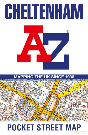 Cheltenham A-Z Pocket Street Map: Accurate street map for easy navigation - A-Z Maps [KSIĄŻKA]