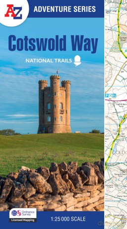 Cotswold Way: with Ordnance Survey mapping (A -Z Adventure Series) - A-Z Maps [KSIĄŻKA]