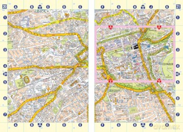 Edinburgh A-Z Street Atlas: Accurate street map for easy navigation - A-Z Maps [KSIĄŻKA]
