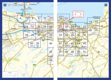 Edinburgh A-Z Street Atlas: Accurate street map for easy navigation - A-Z Maps [KSIĄŻKA]