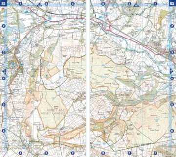 Peak District (Dark Peak): with Ordnance Survey mapping (A -Z Adventure Series) - A-Z Maps [KSIĄŻKA]