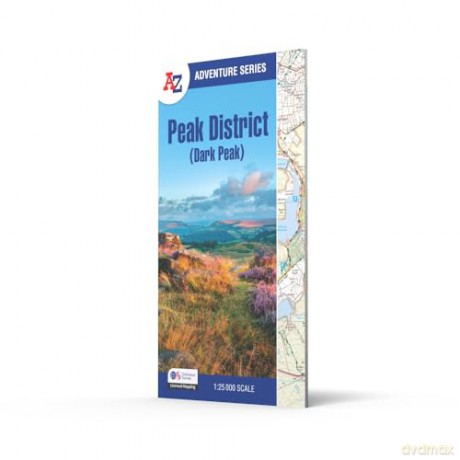Peak District (Dark Peak): with Ordnance Survey mapping (A -Z Adventure Series) - A-Z Maps [KSIĄŻKA]