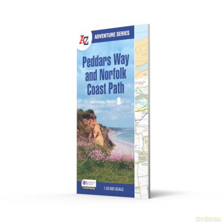 Peddars Way and Norfolk Coast Path: with Ordnance Survey mapping (A -Z Adventure Series) - A-Z Maps [KSIĄŻKA]