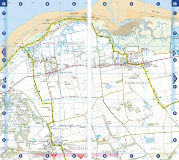 Peddars Way and Norfolk Coast Path: with Ordnance Survey mapping (A -Z Adventure Series) - A-Z Maps [KSIĄŻKA]