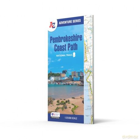 Pembrokeshire Coast Path: with Ordnance Survey mapping (A -Z Adventure Series) - A-Z Maps [KSIĄŻKA]
