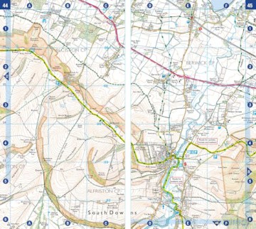 South Downs Way: with Ordnance Survey mapping (A -Z Adventure Series) - A-Z Maps [KSIĄŻKA]