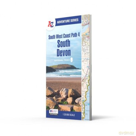 South West Coast Path 4 - South Devon: with Ordnance Survey mapping (A -Z Adventure Series) - A-Z Maps [KSIĄŻKA]
