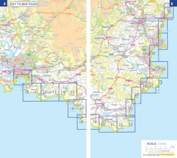 South West Coast Path 4 - South Devon: with Ordnance Survey mapping (A -Z Adventure Series) - A-Z Maps [KSIĄŻKA]
