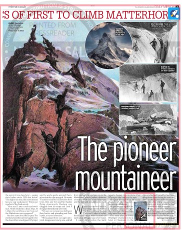 The Ascent of the Matterhorn - 'The best climbing book ever written' Bill Bryson: With the Forgotten Photographs - Edward Whymper [KSIĄŻKA]