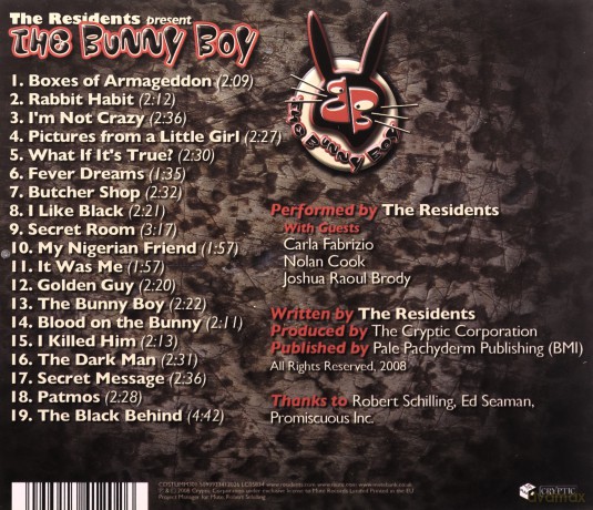 The Residents: The Bunny Boy [CD]