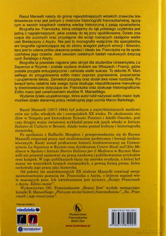Święty Franciszek z Asyżu - Raoul Manselli [KSIĄŻKA]