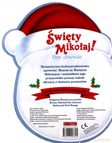 Święty Mikołaj! Dar dawania [KSIĄŻKA]