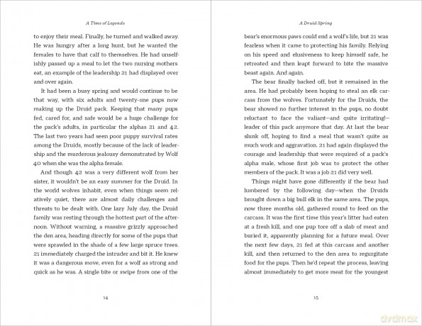 A Time of Legends: The Story of Two Fearless Wolves-and One Rebel (Chronicles of the Yellowstone Wolves) - Rick McIntyre [KSIĄŻKA]