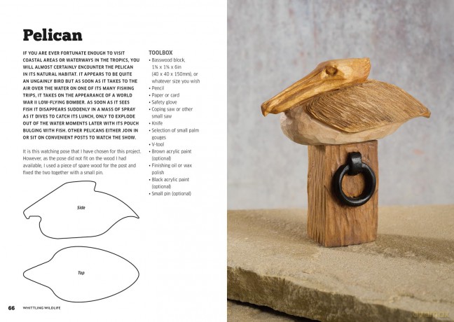 Whittling Wildlife - Peter Benson [KSIĄŻKA]