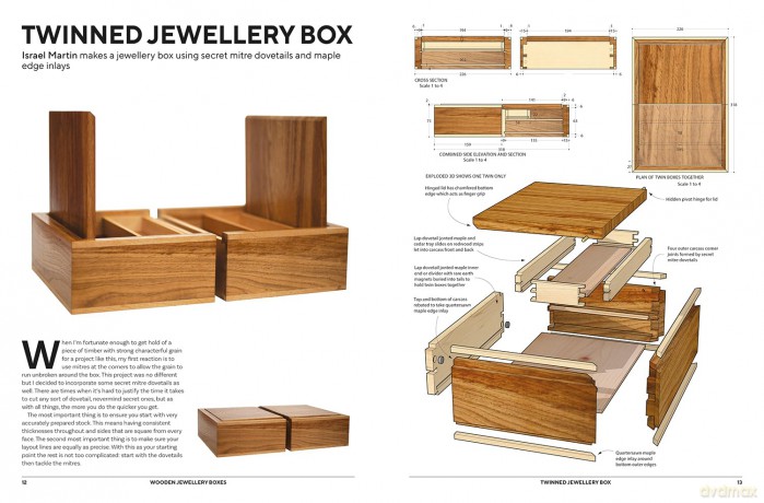 Wooden Jewellery Boxes: 20 Projects for Storage and Display - GMC Editors [KSIĄŻKA]