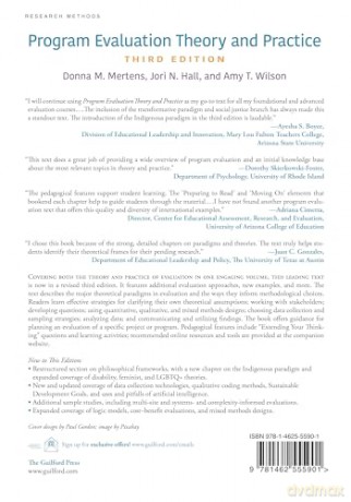 Program Evaluation Theory and Practice, Third Edition: A Comprehensive Guide - Donna M. Mertens [KSIĄŻKA]