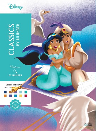 Mystery Colouring - Classics by Number: Reveal iconic Disney characters with colour by number - Aurélia Bertrand [KSIĄŻKA]