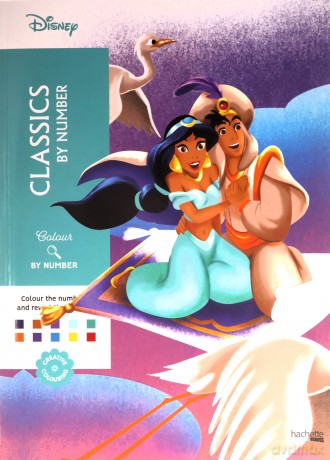 Mystery Colouring - Classics by Number: Reveal iconic Disney characters with colour by number - Aurélia Bertrand [KSIĄŻKA]