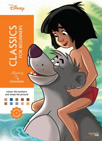 Mystery Colouring - Classics for Beginners: Reveal iconic Disney characters with colour by number - William Bal [KSIĄŻKA]