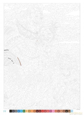 Mystery Colouring - Family: Reveal iconic Disney characters with colour by number - Alexandre Karam [KSIĄŻKA]