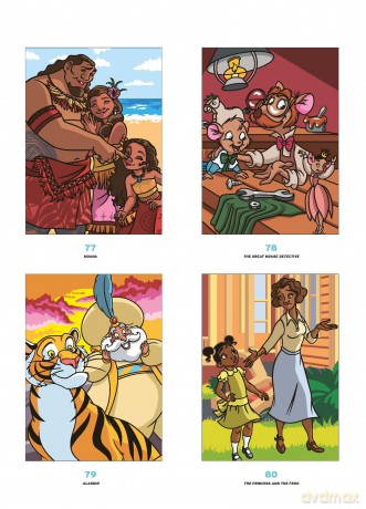 Mystery Colouring - Family: Reveal iconic Disney characters with colour by number - Alexandre Karam [KSIĄŻKA]