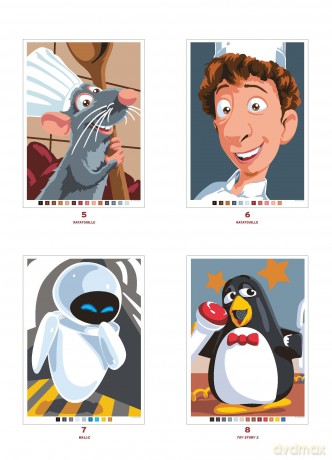 Mystery Colouring - Pixar: Reveal iconic Disney characters with colour by number - Jerémy Mariez [KSIĄŻKA]