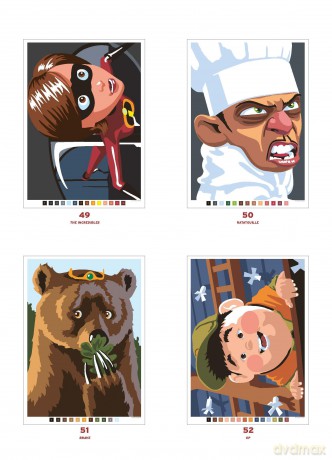 Mystery Colouring - Pixar: Reveal iconic Disney characters with colour by number - Jerémy Mariez [KSIĄŻKA]
