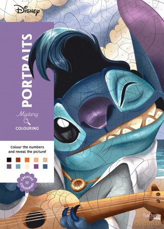Mystery Colouring - Portraits: Reveal iconic Disney characters with colour by number - Christophe-Alexis Perez [KSIĄŻKA]