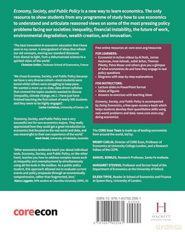 Economy, Society, and Public Policy - The CORE Econ Team [KSIĄŻKA]