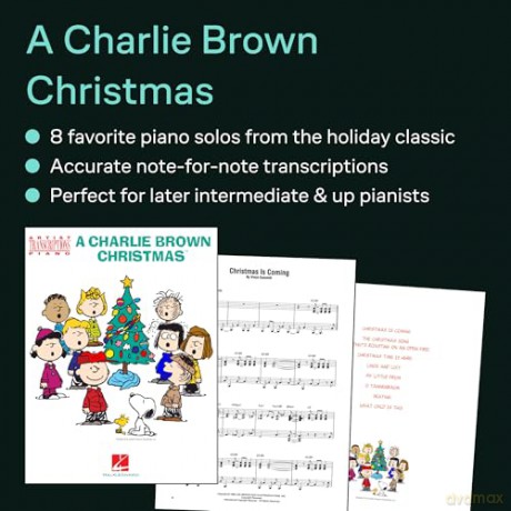 A Charlie Brown Christmas (Piano Solo): Artist Transcriptions for Piano - Vince Guaraldi [KSIĄŻKA]