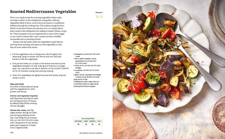 The Diabetes Air Fryer Cookbook: Over 100 easy, low carb recipes and meal plans to lose weight and beat type 2 diabetes - Katie Caldesi [KSIĄŻKA]