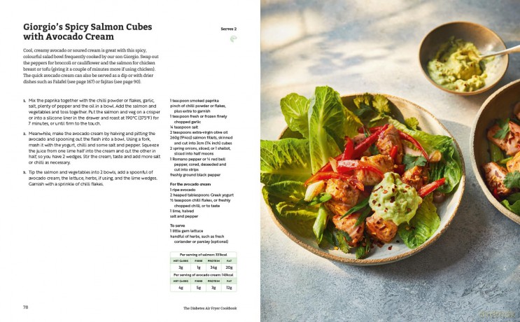 The Diabetes Air Fryer Cookbook: Over 100 easy, low carb recipes and meal plans to lose weight and beat type 2 diabetes - Katie Caldesi [KSIĄŻKA]